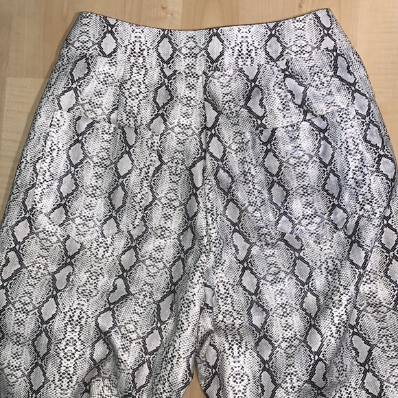 PRETTYLITTLETHING PLT Python Faux Leather Trouser - Picture 6 of 10